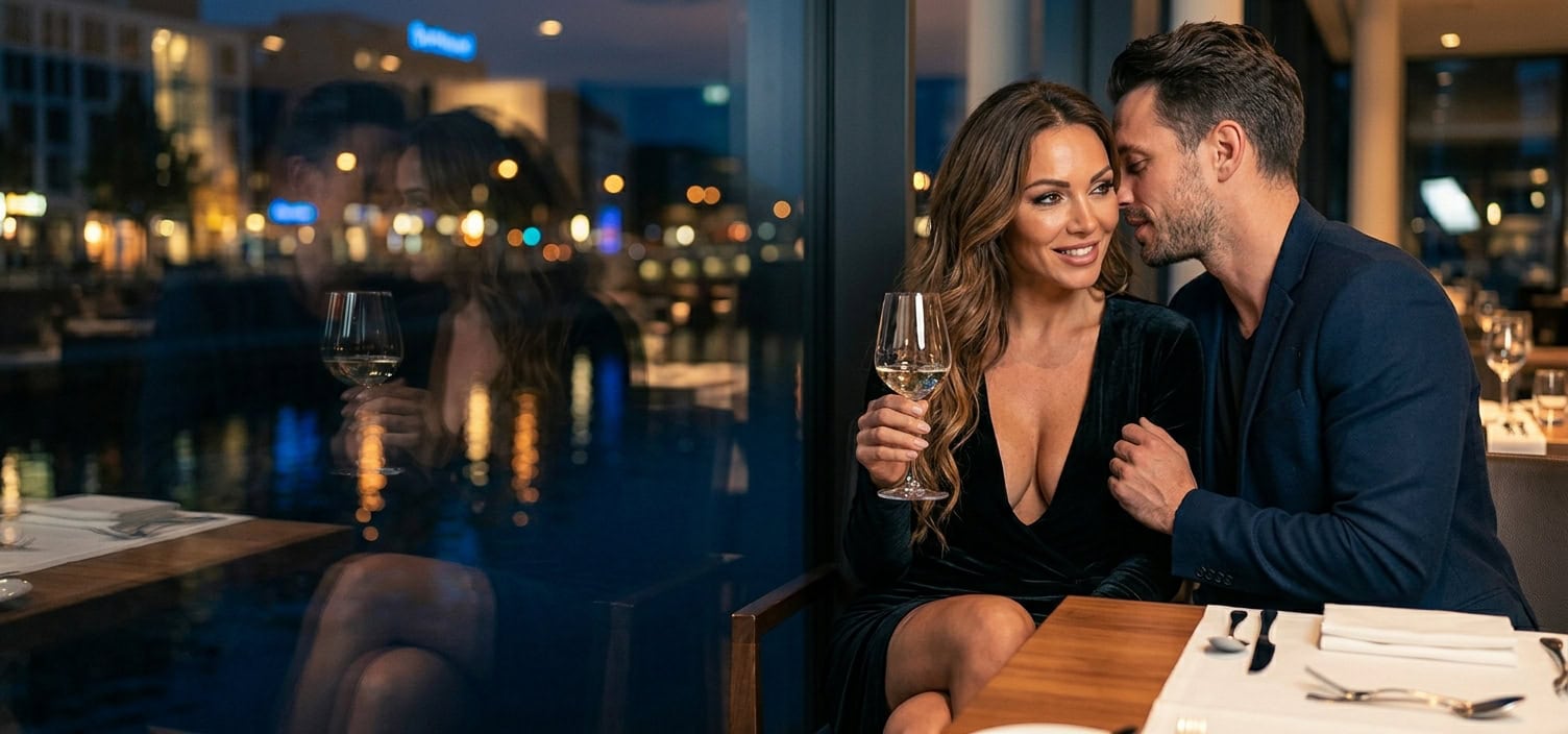 Romantisches Dinner in Dortmund mit Capsai Escort Begleitung