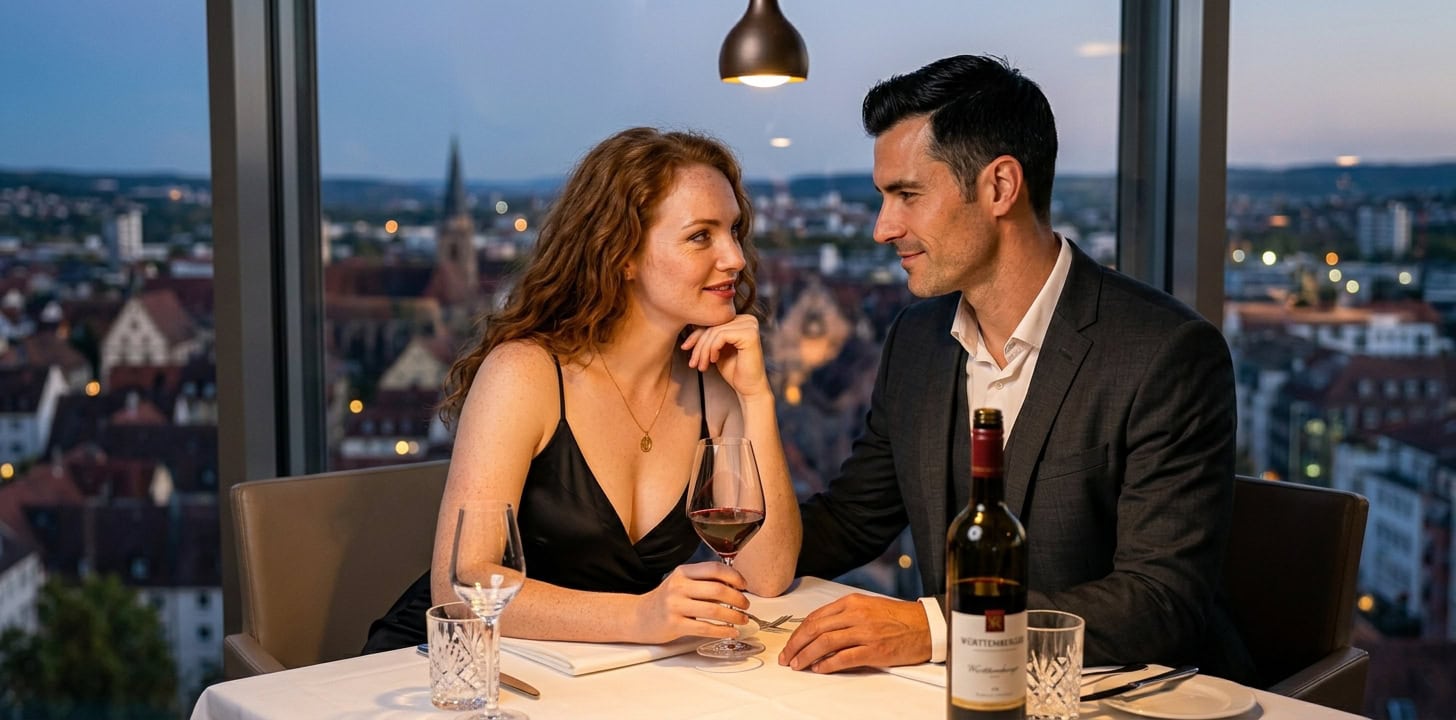 Romantisches Dinner in Heilbronn mit Capsai Escort Begleitung