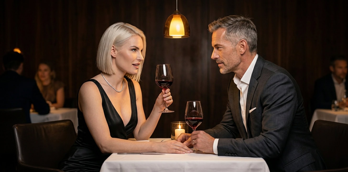 Romantisches Dinner in Karlsruhe mit Capsai Escort Begleitung