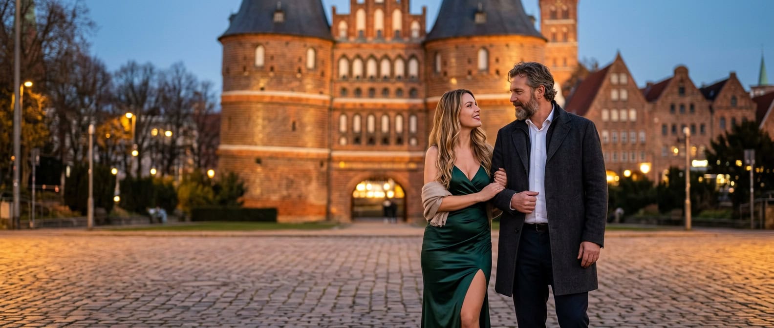 Escort Lübeck am Holstentor mit Capsai Escort Begleitung