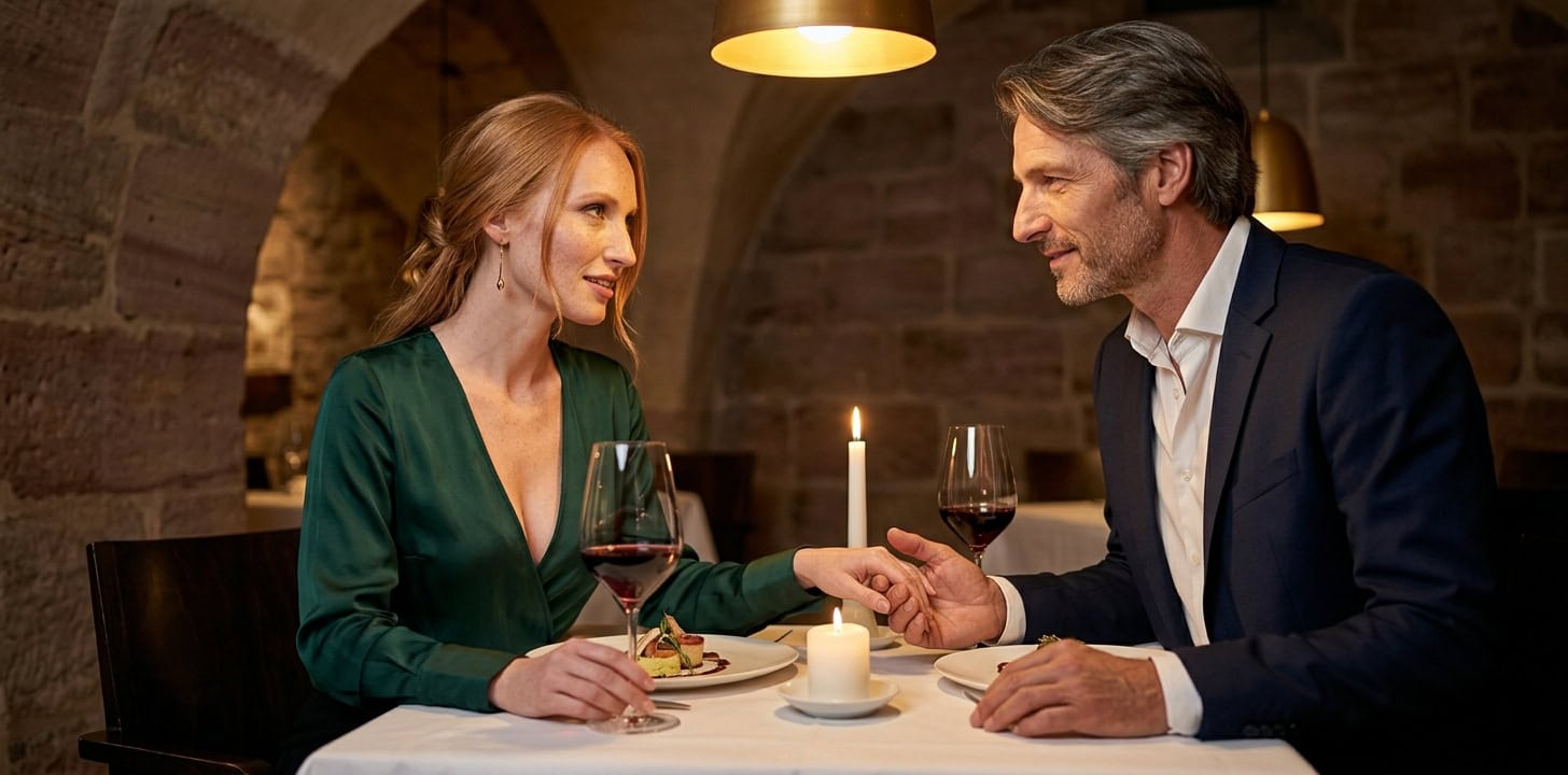 Romantisches Dinner in Nürnberg mit Capsai Escort Begleitung