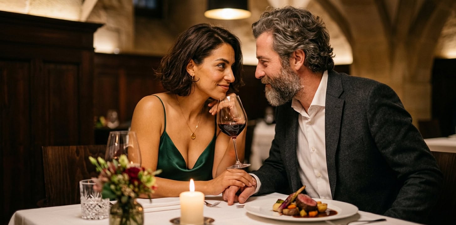 Romantisches Dinner in Stuttgart mit Capsai Escort Begleitung