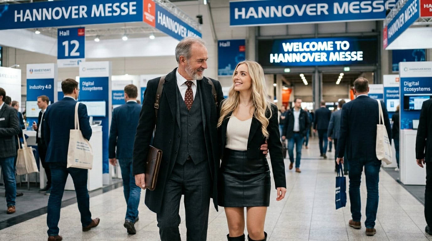 Hannover Messe in zauberhafter Begleitung